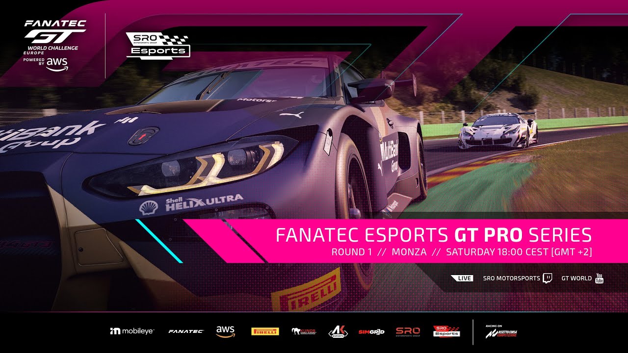LIVE  | Round 1 | Monza | Fanatec Esports GT Pro Series 2023