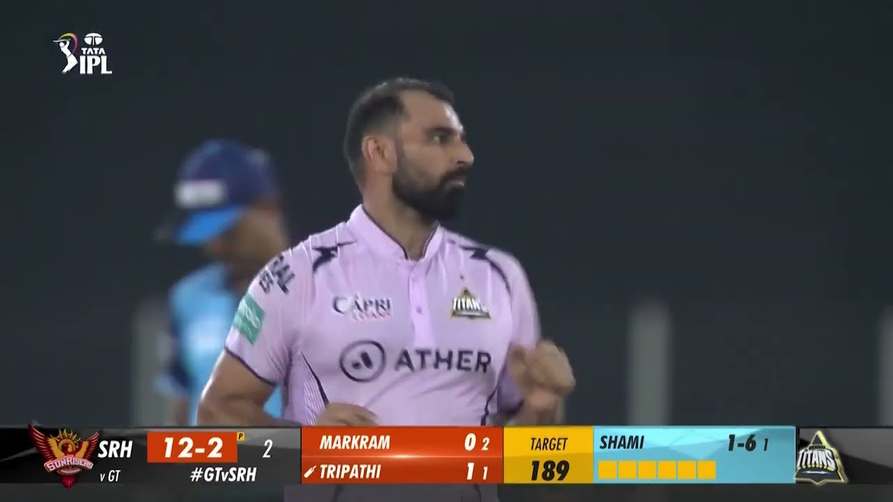 Mohd. Shami with the new ball is a MOOD 🔥🔥 #TATAIPL | #GTvSRH Relive his lethal start with the  🎥🔽