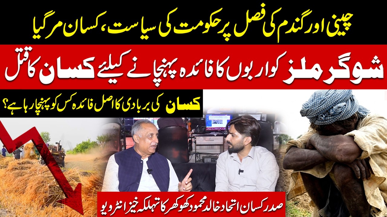 Sugar & Wheat Policy Controversy | Farmers Crisis | Khalid Mahmood Khokhar Interview | Public News