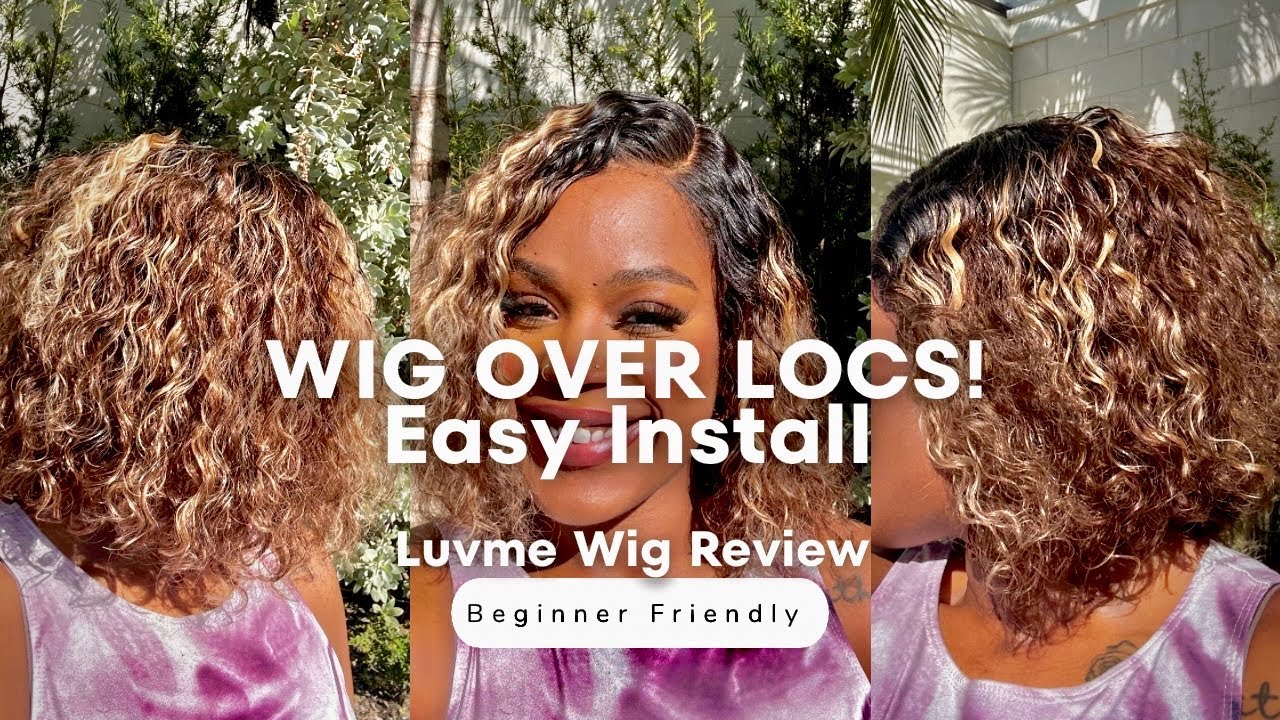 Как установить парик на локоны | Обзор Luvme Hair + Метод для начинающих