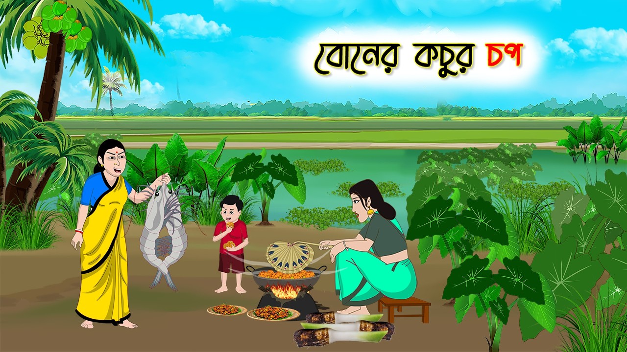 বোনের কচুর চপ | Village Story | Thakumar Jhuli | Bangla Cartoon