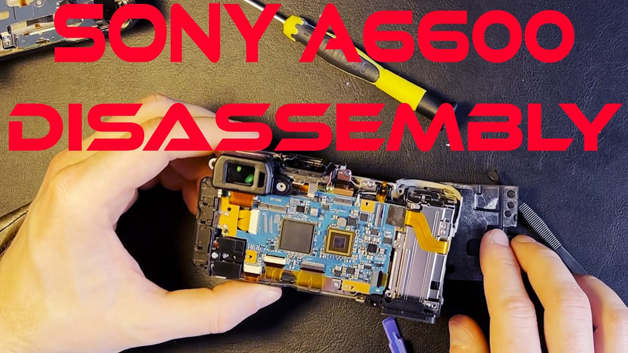 Sony A6600 part out disassembly ILCE6600