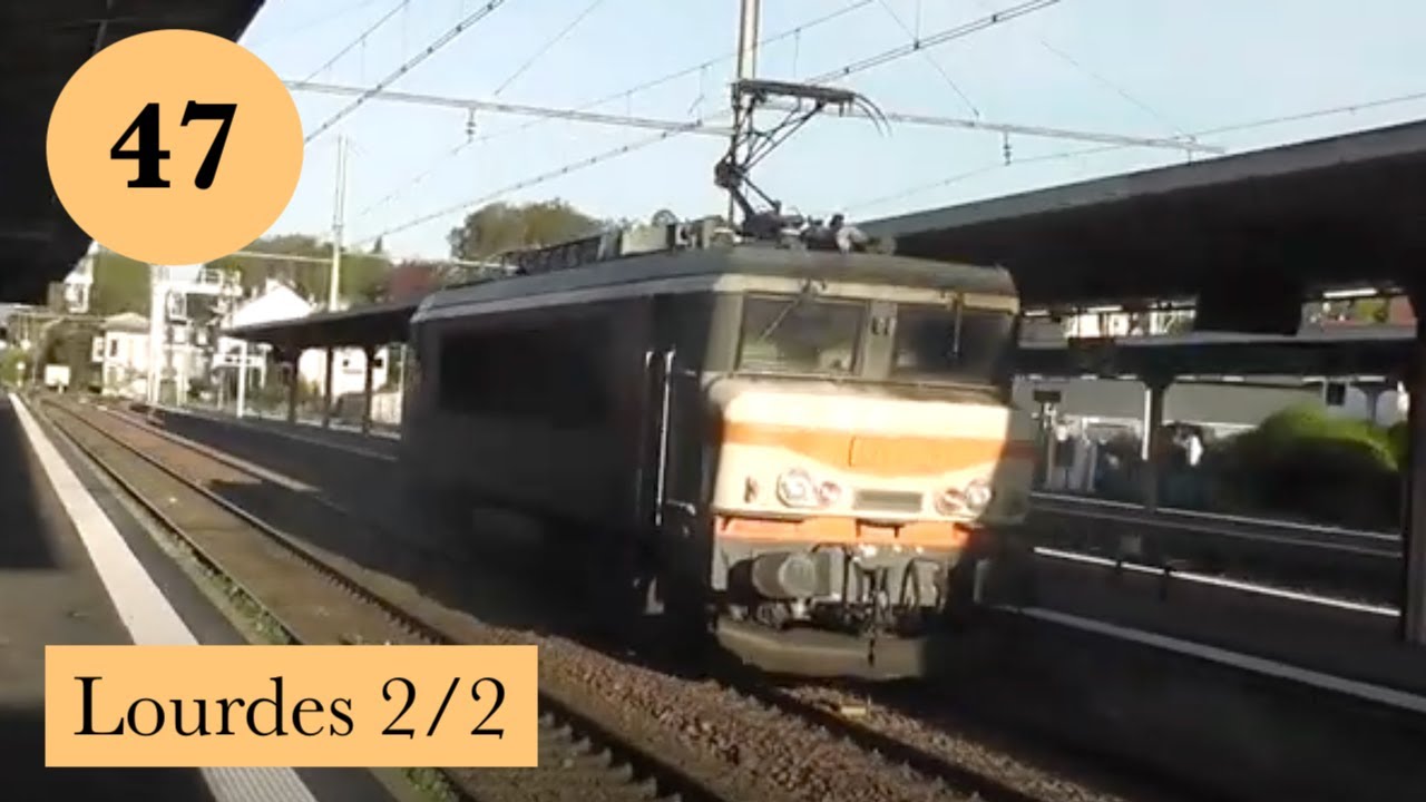 GPF n°47 : Arrivée de l'IC de nuit en gare de Lourdes et manoeuvre (2/2)