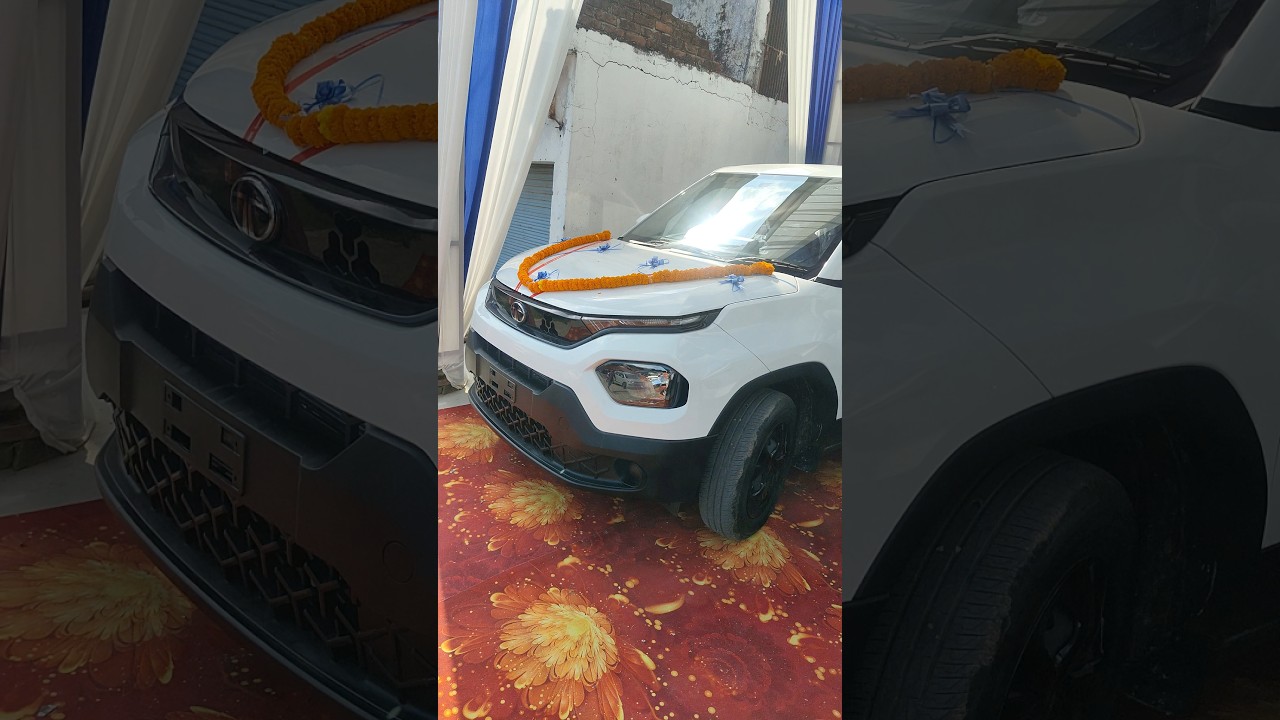 tata punch 🖤 adventure plus white colour Delivery  #punch #tatapunch #adventure #automobile