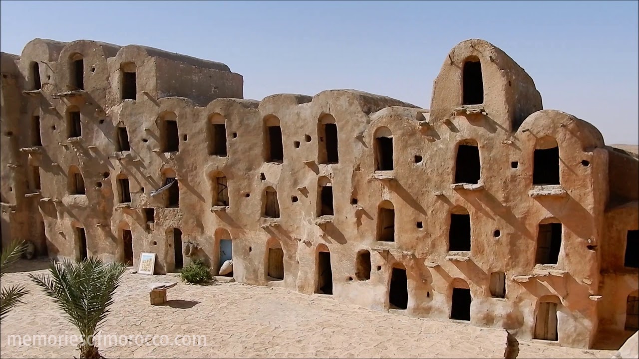 The ghorfas and ksar of  Tataouine - Ksar Ouled Soltane - Chenini, Tunisia