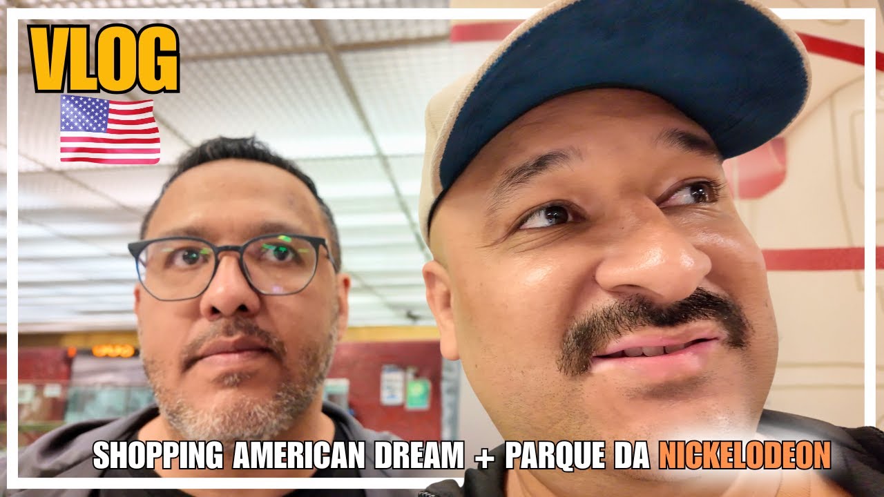 Nunca vi um shopping assim! 😍 American Dream + Parque Nickelodeon 🎡