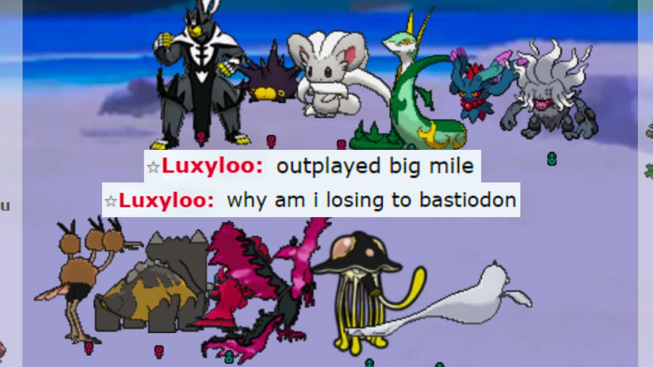 THIS IS WHY YOU DONT UNDERESTIMATE BASTIODON ON POKEMON SHOWDOWN !!