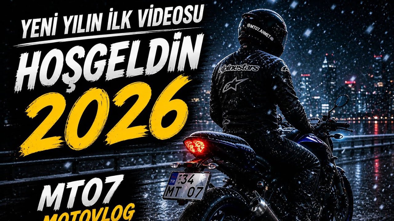 Yeni yılın ilk videosu şiddetli rüzgarla mücadele sohbet muhabbet #motorcu #motovlog #mt07 #yamaha