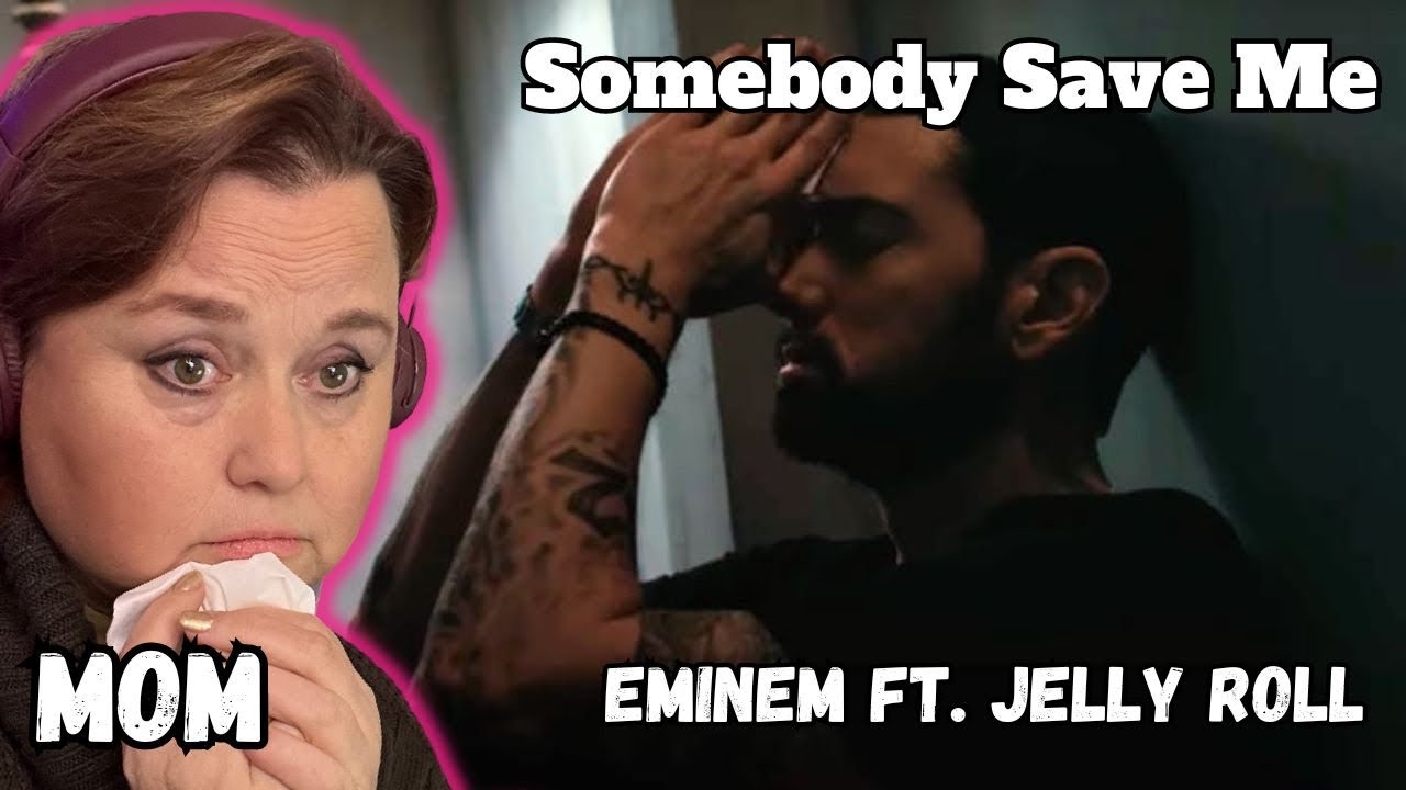 Mom & Son REACTION To Eminem - Eminem - Somebody Save Me (feat. Jelly Roll) [Official Music Video]