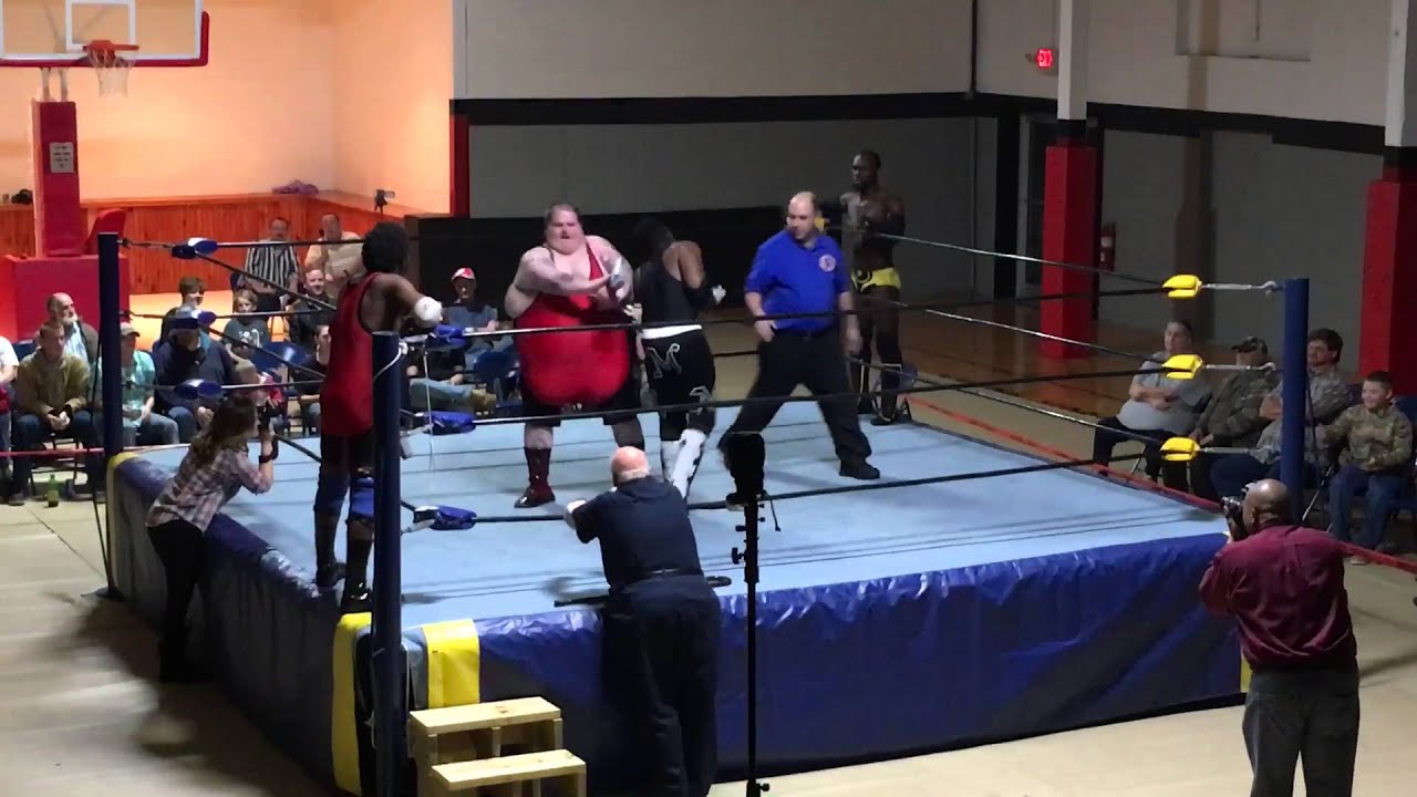 Movie Myk & Ian Payne Vs. Big Donnie & Porkchop Cash Jr. NAWA in Newland North Carolina