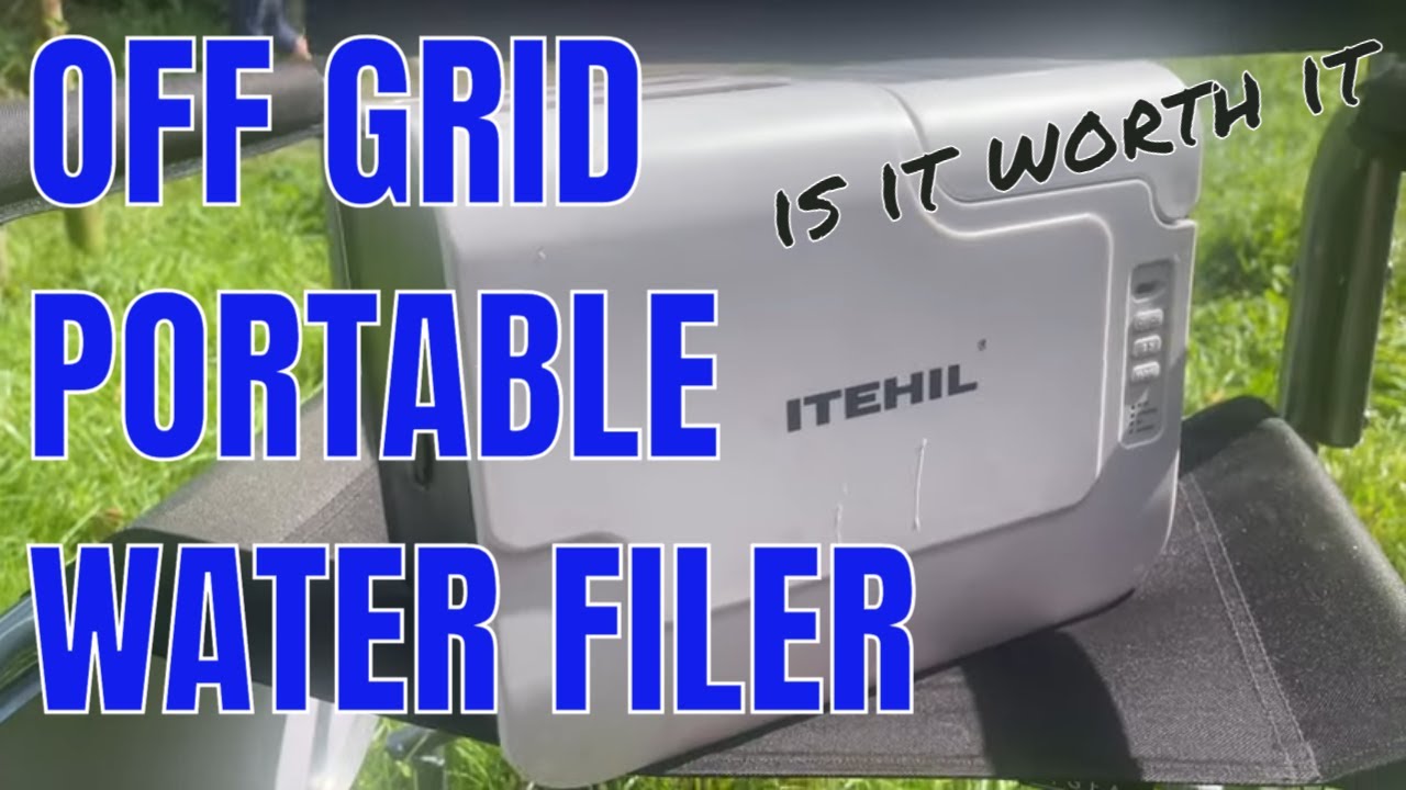Portable Water Filter For Off Grid Applications