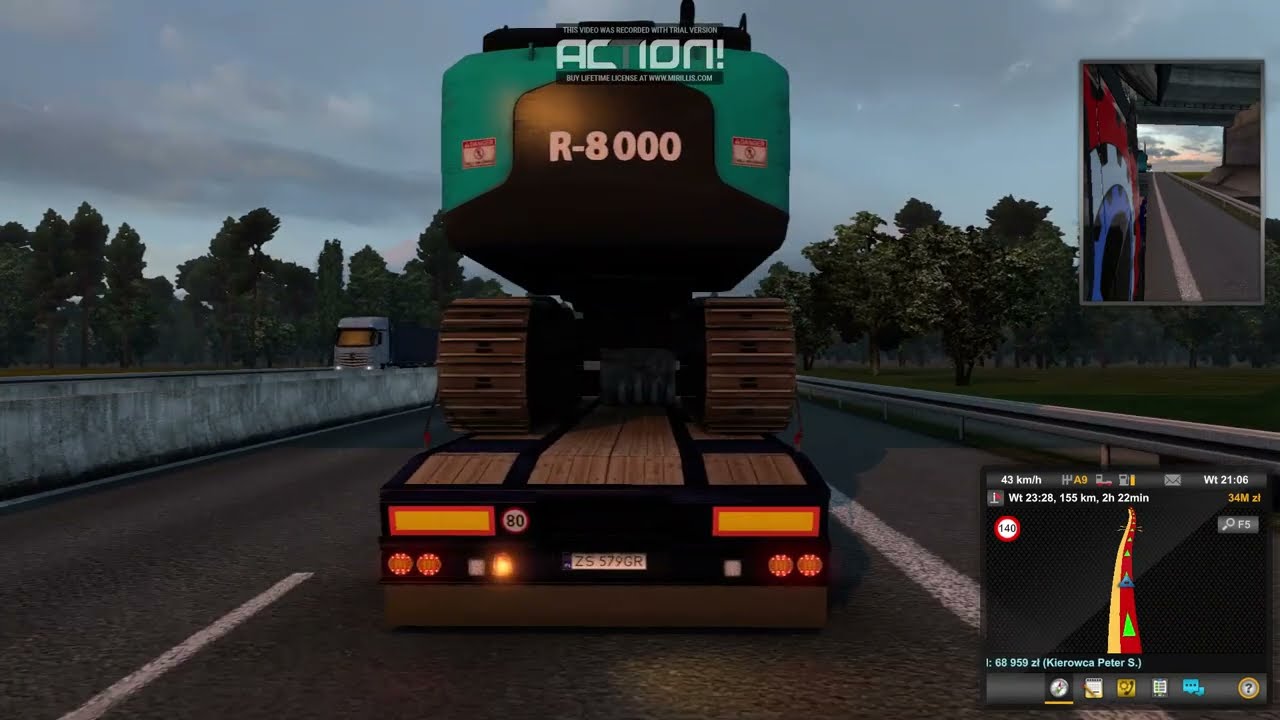 Euro Truck Simulator 2 - #3 Trasa - z poznańia do warszawy