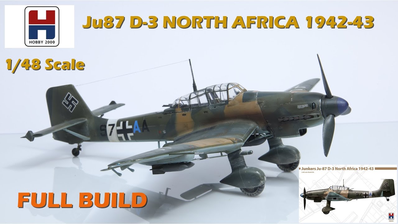 Hobby 2000 1/48 Ju87 D-3 North Africa 1942-43 