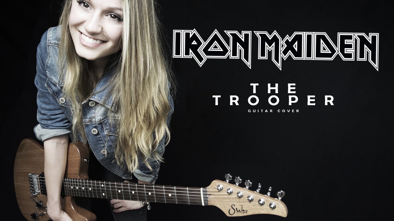 IRON MAIDEN - The Trooper Guitar Solo Cover