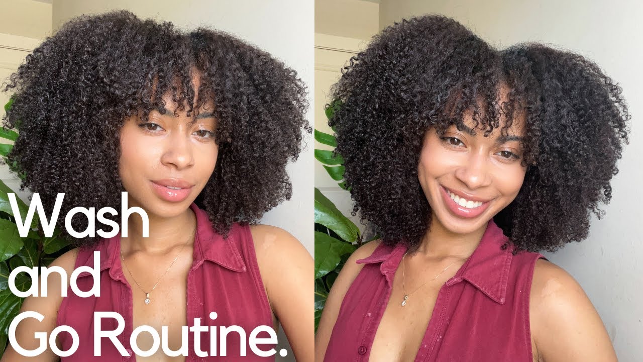 a super detailed wash and go routine + tips to improve your wash and go | type 4 curls