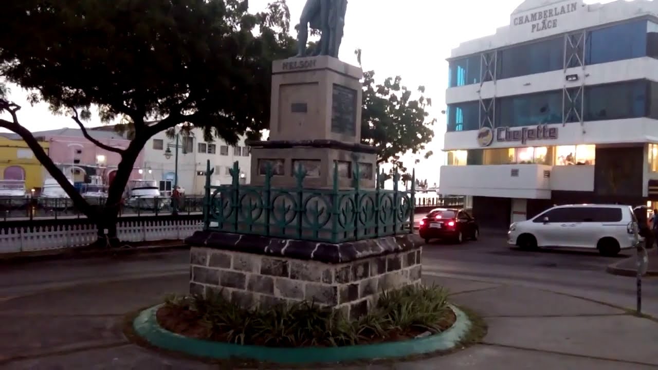 Broad Street/Trafalgar Square/Heroes Square Bridgetown Barbados March 27th 2016