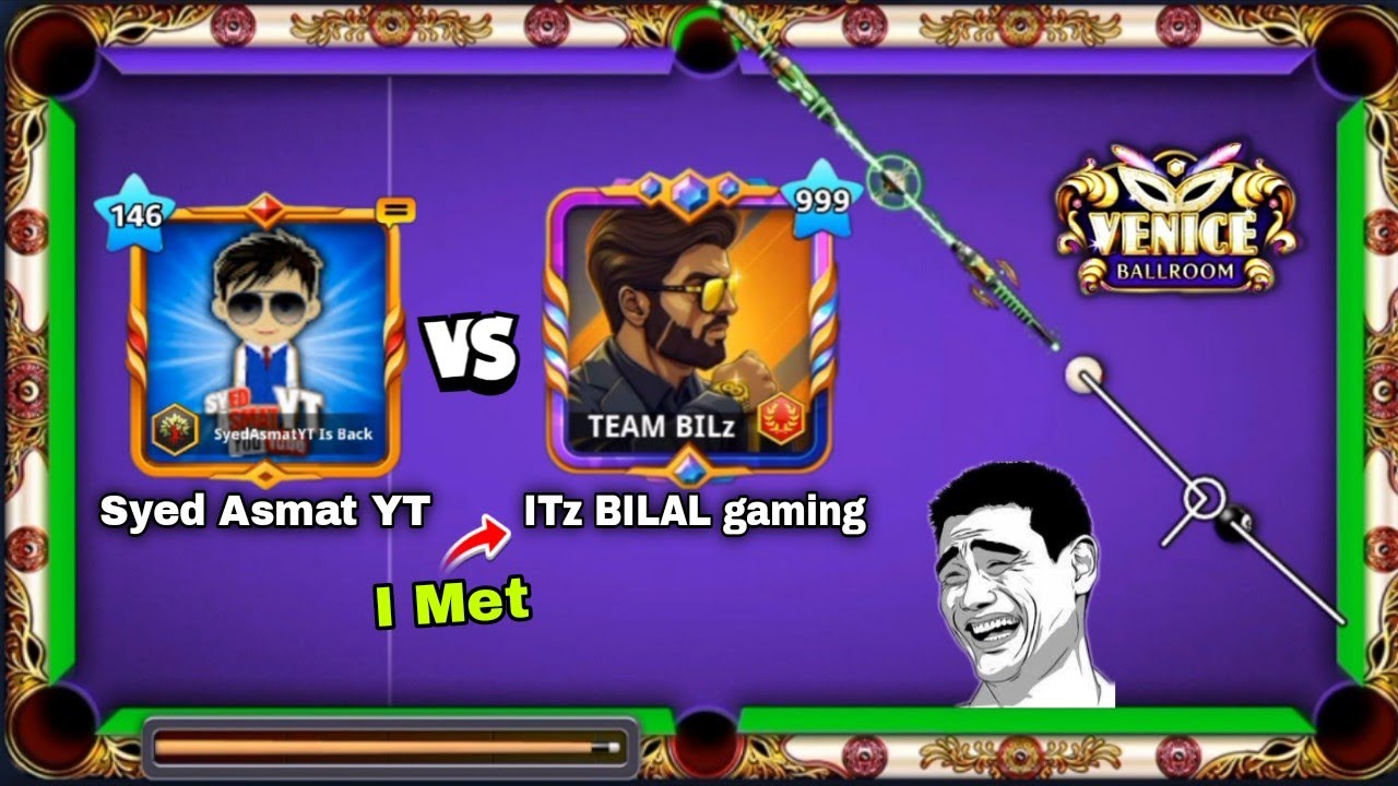Я познакомился с ITz BILAL gaming 😱 Было очень весело играть 😂 | 8 Ball Pool