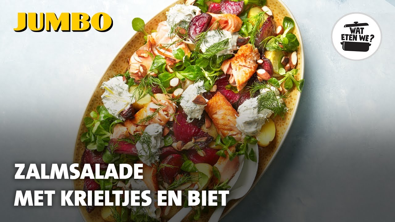 Wat eten we? Zalmsalade met krieltjes en biet