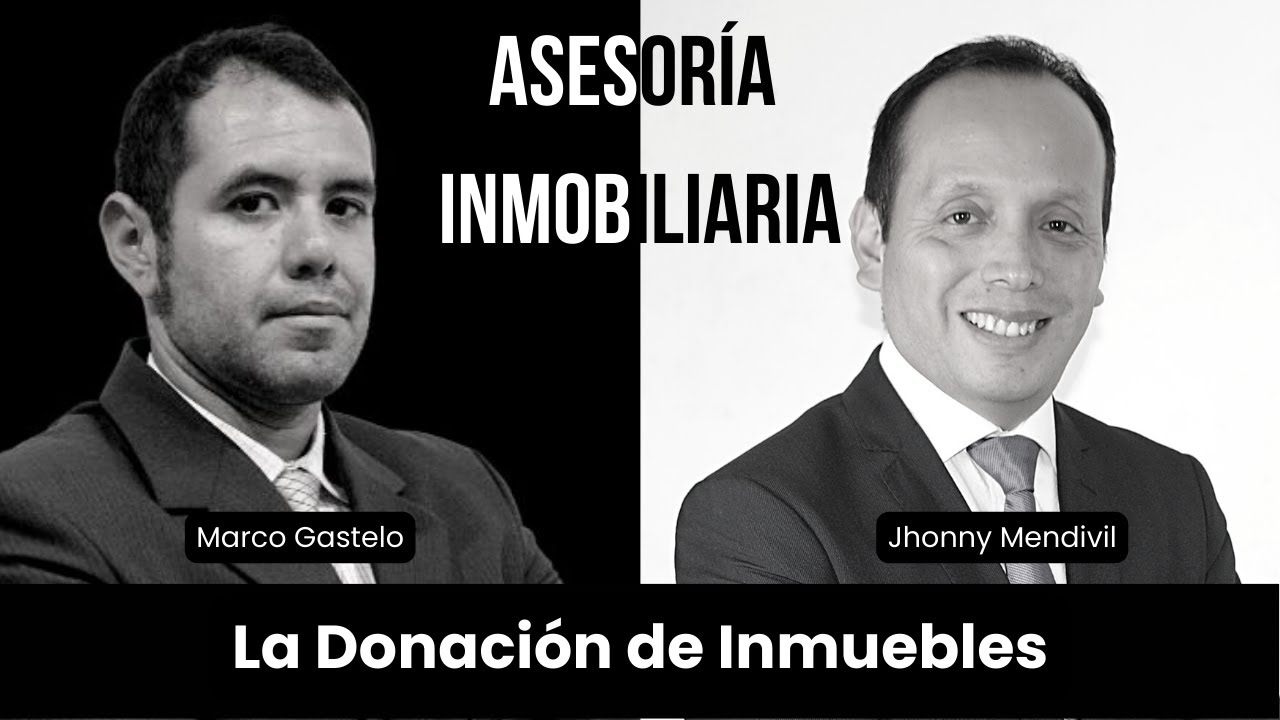 La donación de inmuebles