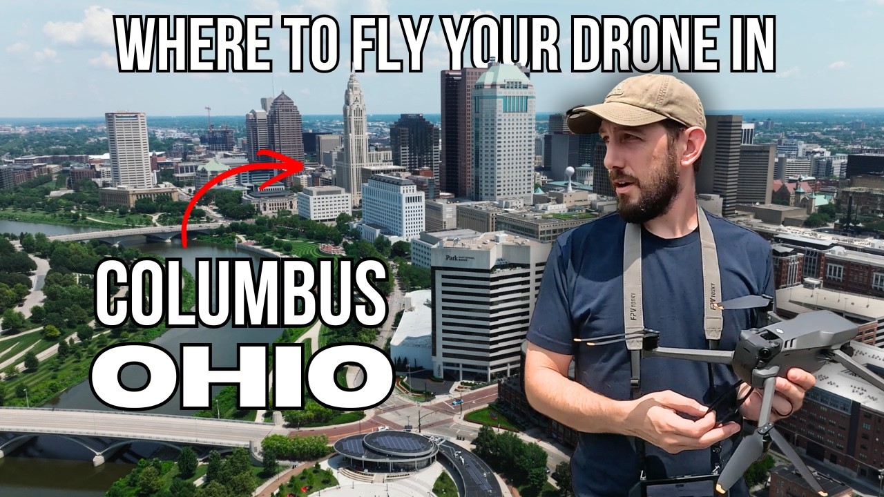 Columbus Ohio - BEST spots to Fly your Drone - Downtown, German Village, Victorian Village