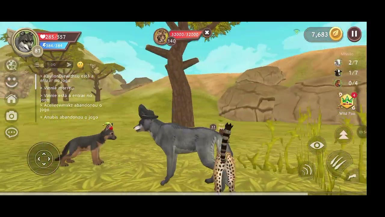 Vamos jogar com migo no jogo do lobo