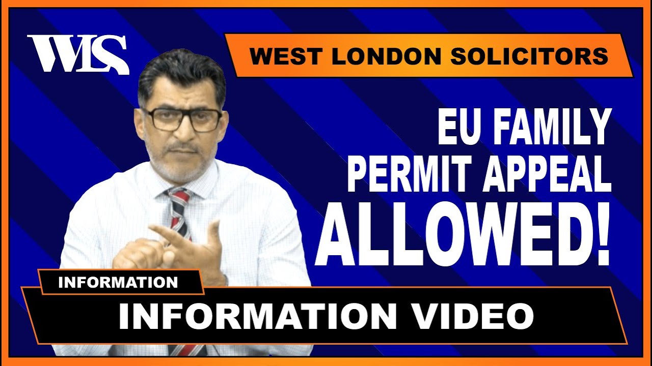 Immigration with Tariq - EU Family Permit Appeal ALLOWED!
