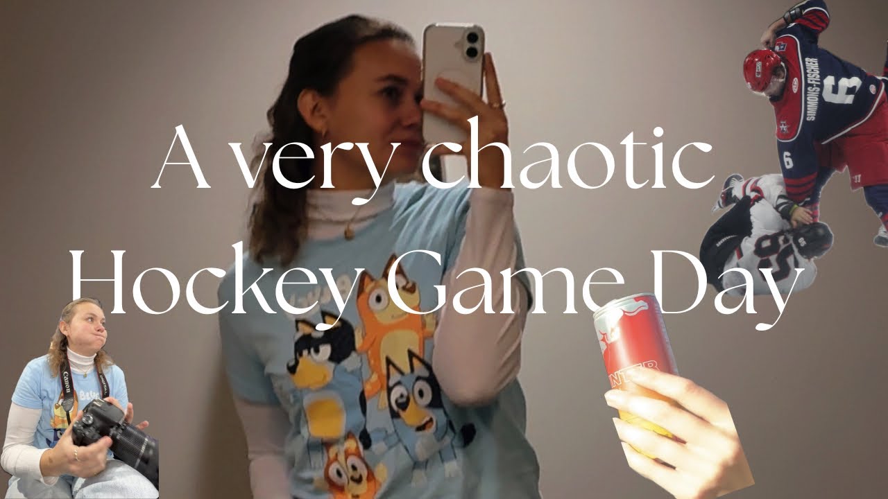 Very Chaotic Hockey Game Day Vlog | my first time back in 6 months!! 