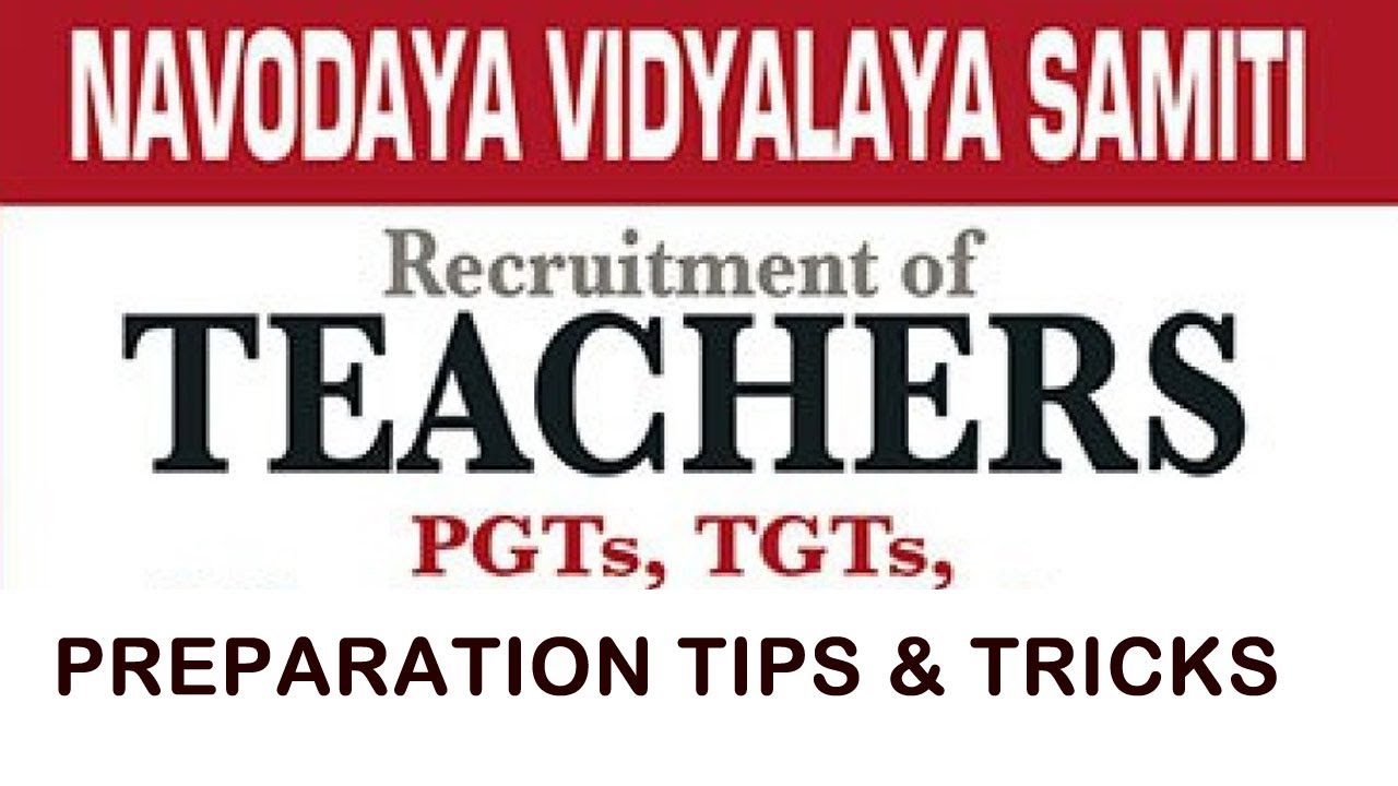 How to Prepare for NVS TGT / PGT Exam?