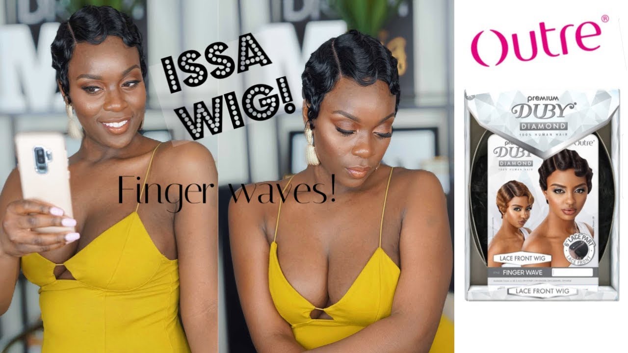 OUTRE DUBY FINGER WAVE LACE FRONT WIG!|FINGER WAVE WIG REVIEW
