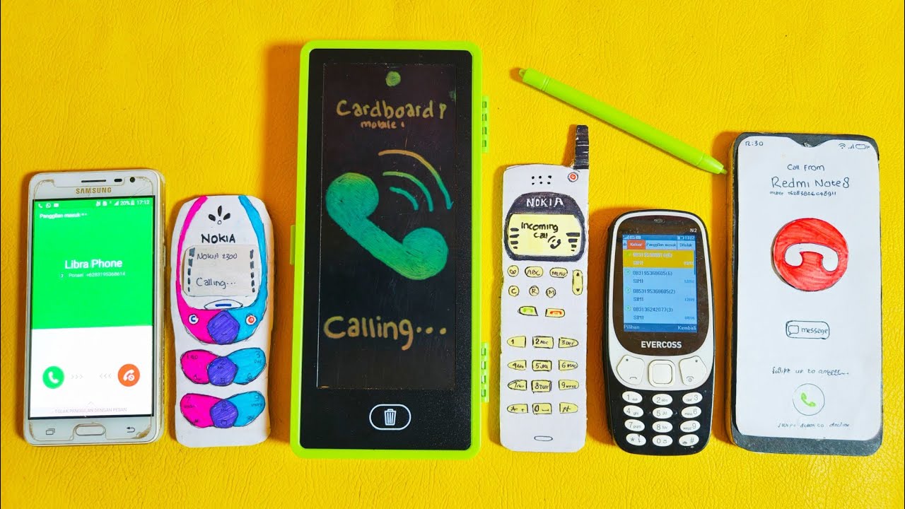 Drawing Pad Calling On Samsung J3, Nokia 2300,Nokia 2010, Evercoss, Xiaomi Note 8 Call