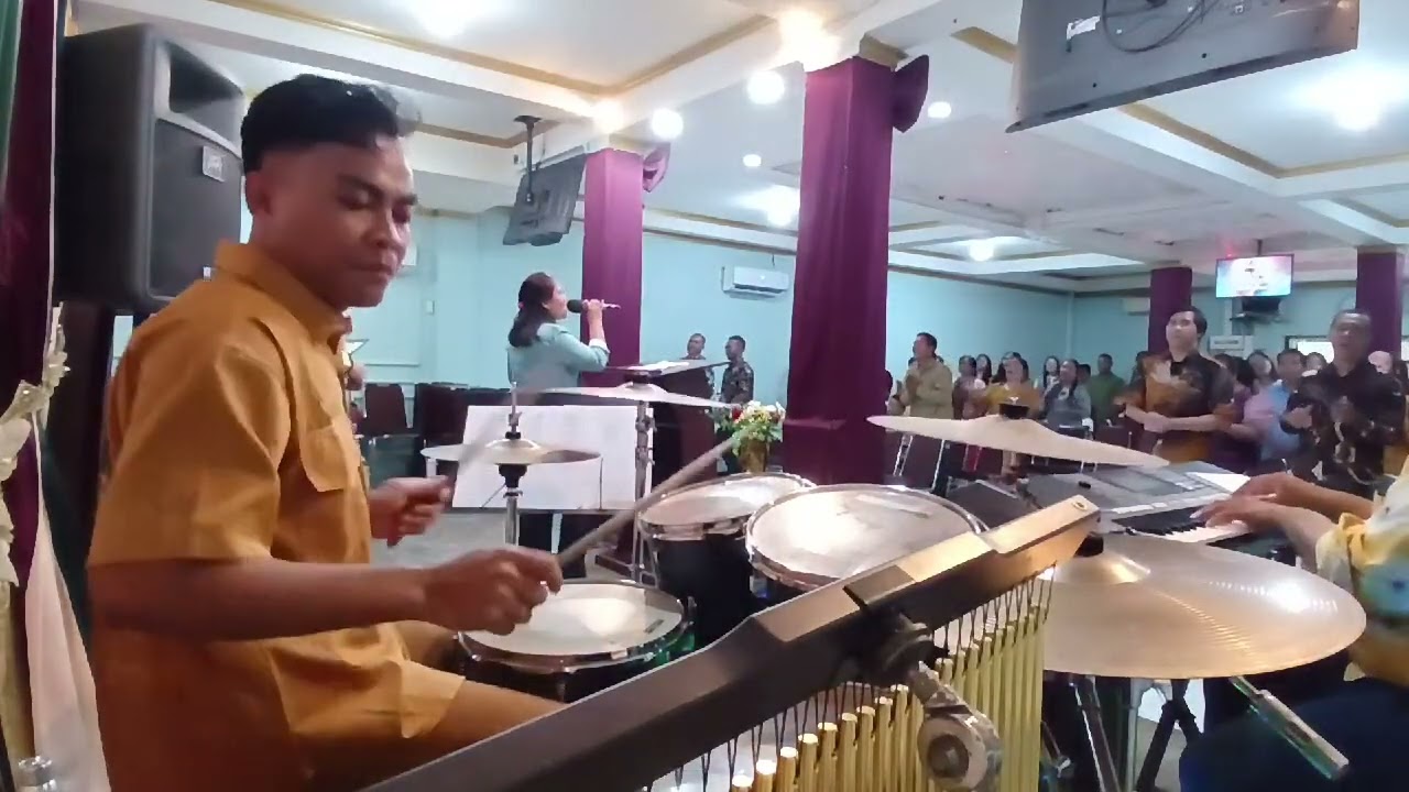 Kerja Buat Tuhan Selalu Manise (Drum Cam) Ibadah Raya Minggu