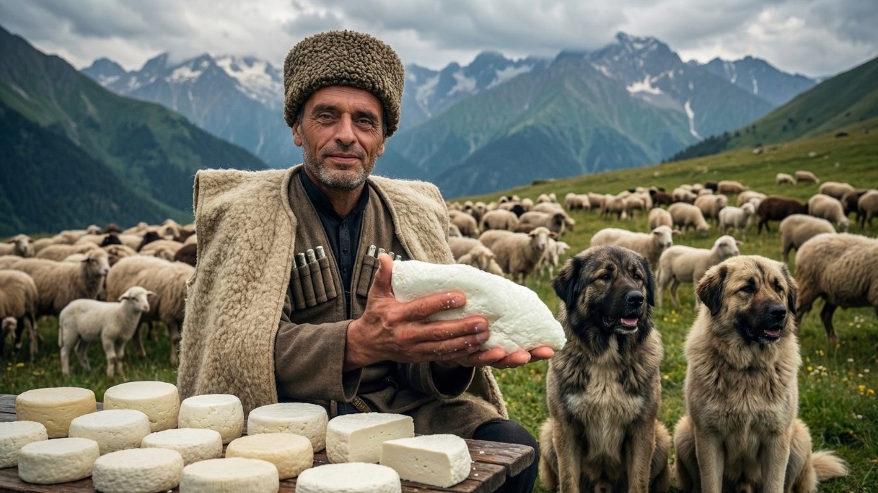 Dağların zirvəsində qədim sirr: Dağ pendiri necə hazırlanır? Güləbax yaylağında bu sirri öyrənin!