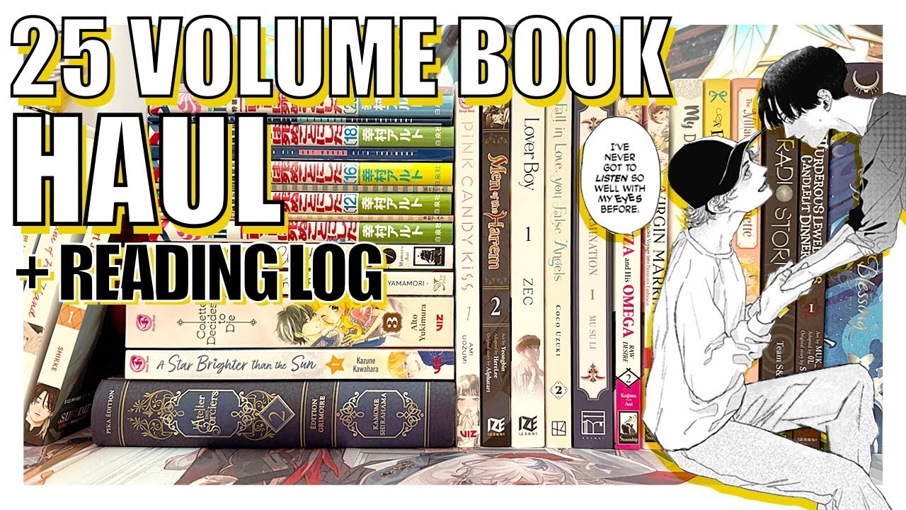 april-may book haul + reading log | 25 VOLUMES