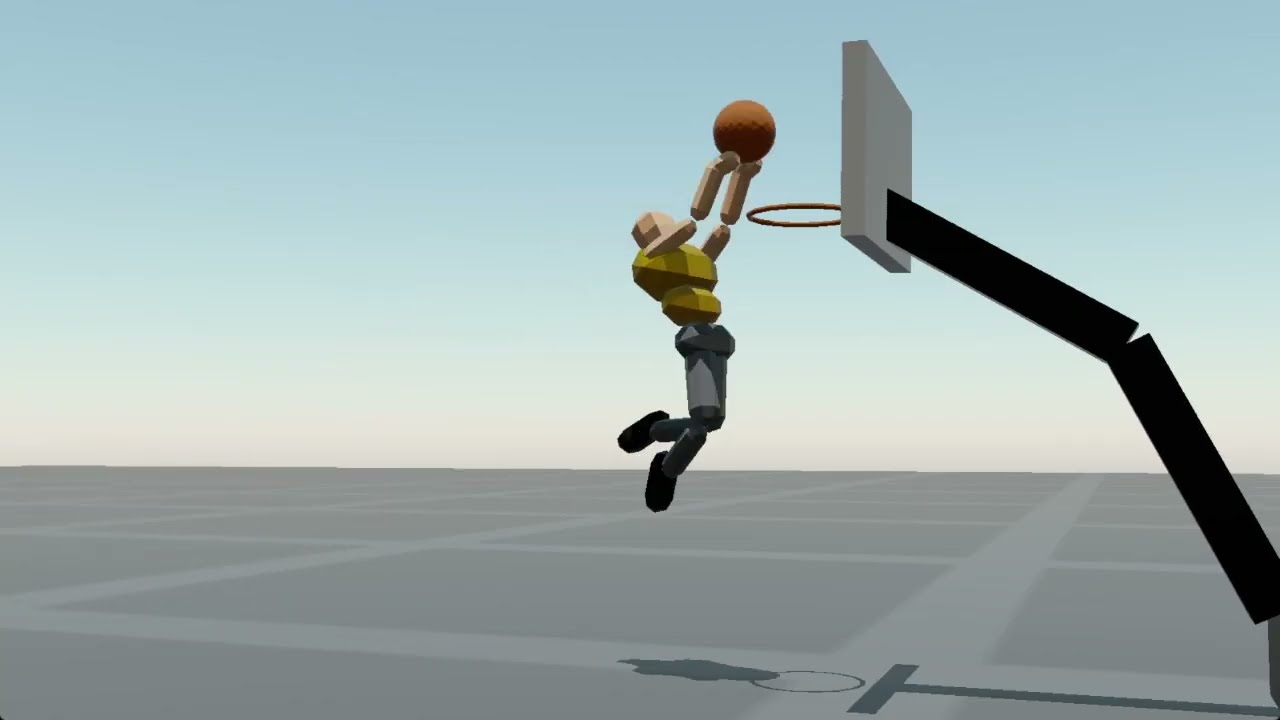 A collection of physics-based dunks