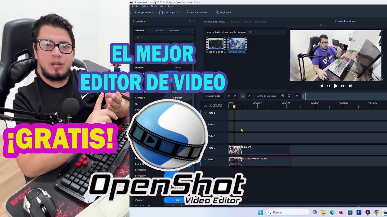 Como Editar VIDEOS para YOUTUBE o FACEBOOK en la PC &iexcl;GRATIS!