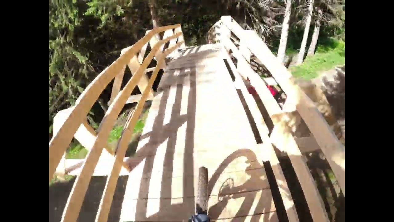 SCF SM Downhill 2023 Åre bike festival, first practice run after hospital..
