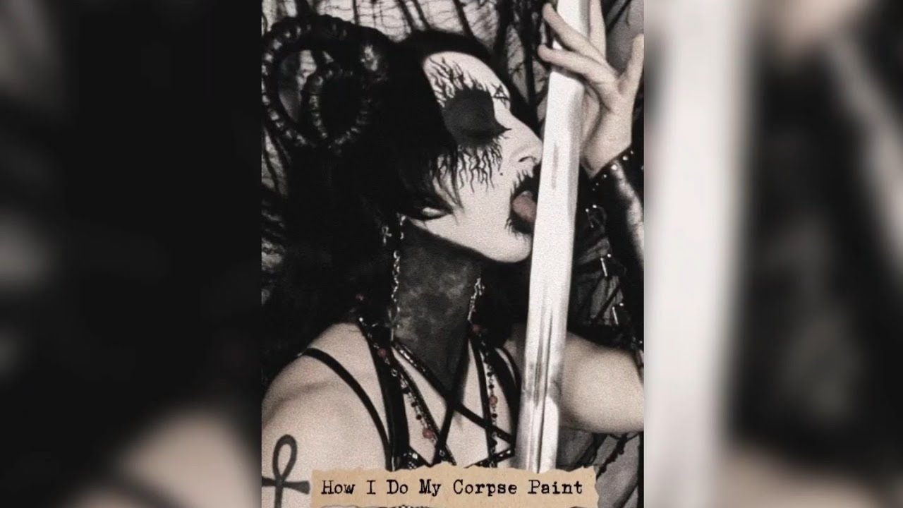 Black Metal Corpse Paint Tutorial