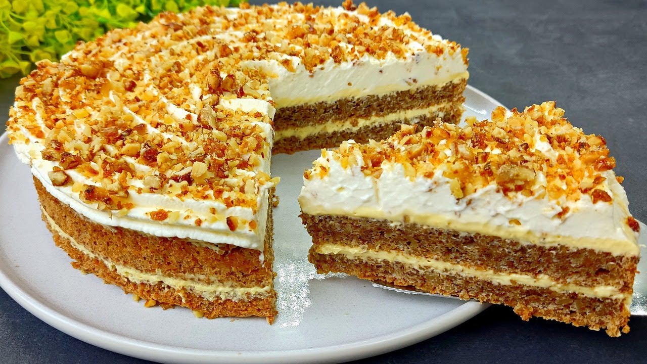 Торт, который тает во рту. Очень вкусный торт в шведском стиле.