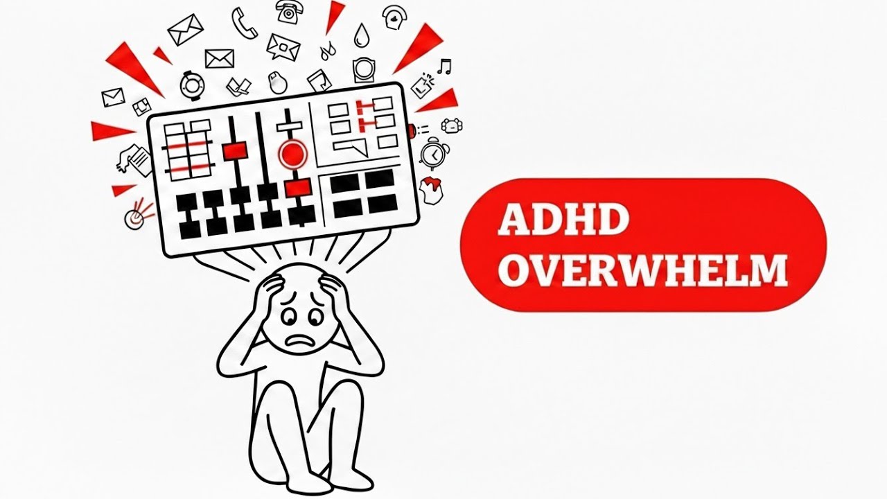 Why Your Brain Freezes When You Try to Start Tasks (ADHD Overwhelm Explained)