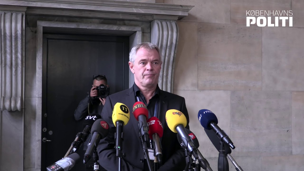 Pressebriefing i ubådssagen 7. oktober 2017