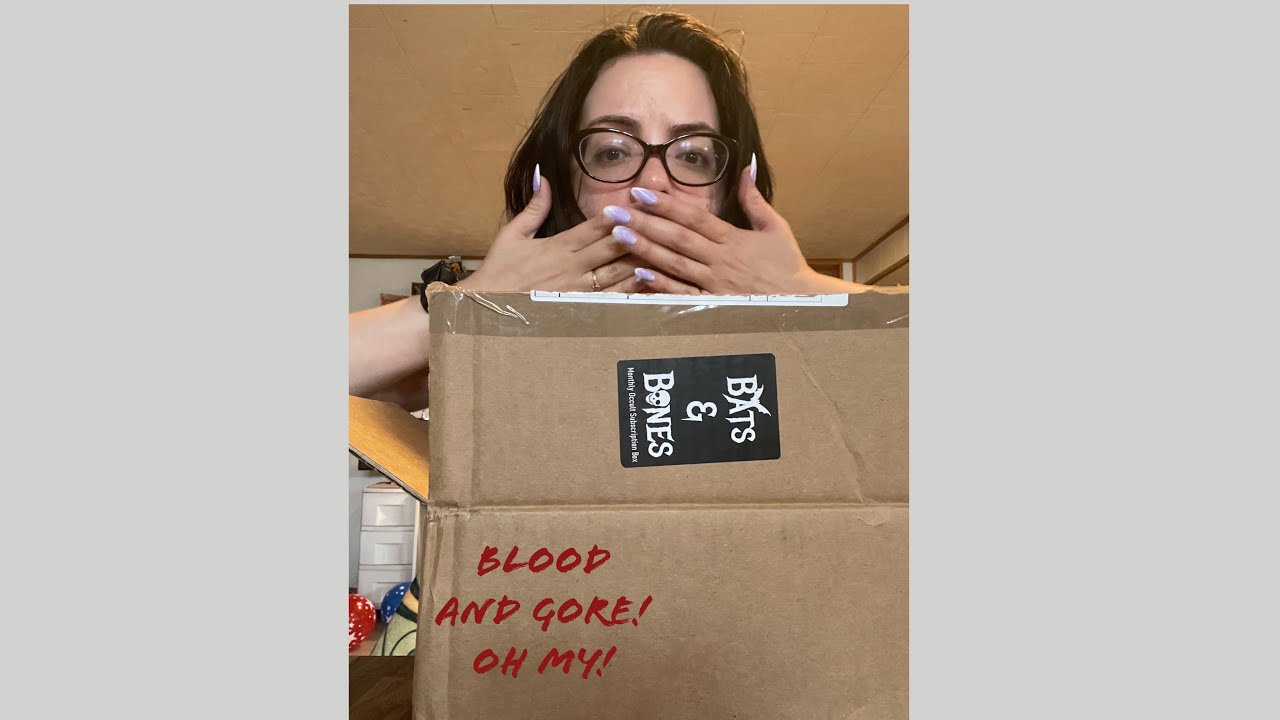 Bats and Bones July box was AWESOME!!! Blood and Gore theme.