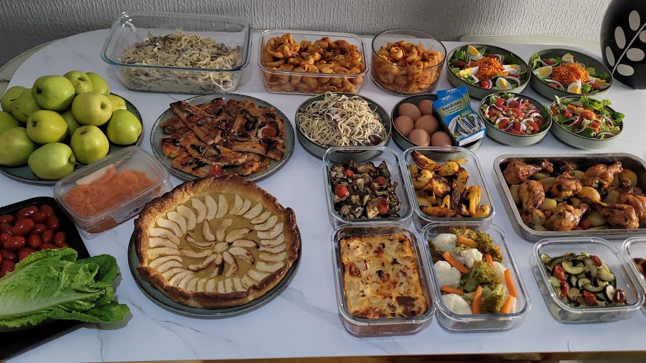 Batch-cooking meal prep à 35€ Lidl/ Repas, goûter et desserts petit budget à congeler