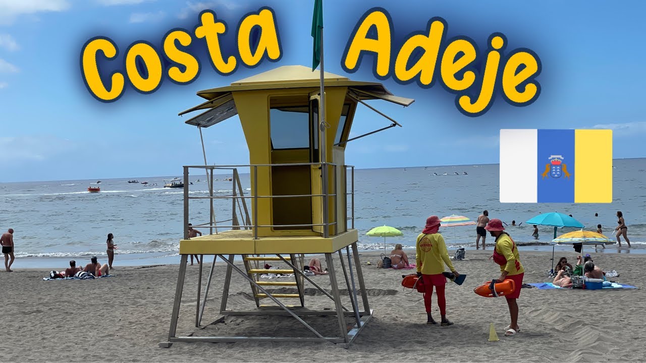 Walk along the Fanabe promenade | Costa Adeje | Tenerife | Canary Islands | Walking Mango 4K Tour