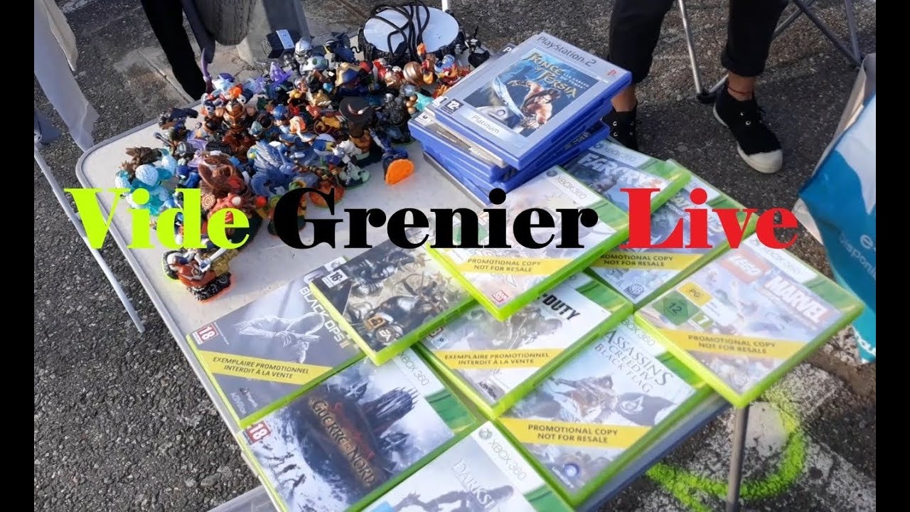 Vide Grenier Live GAMING & RETROGAMING 07/10/2018