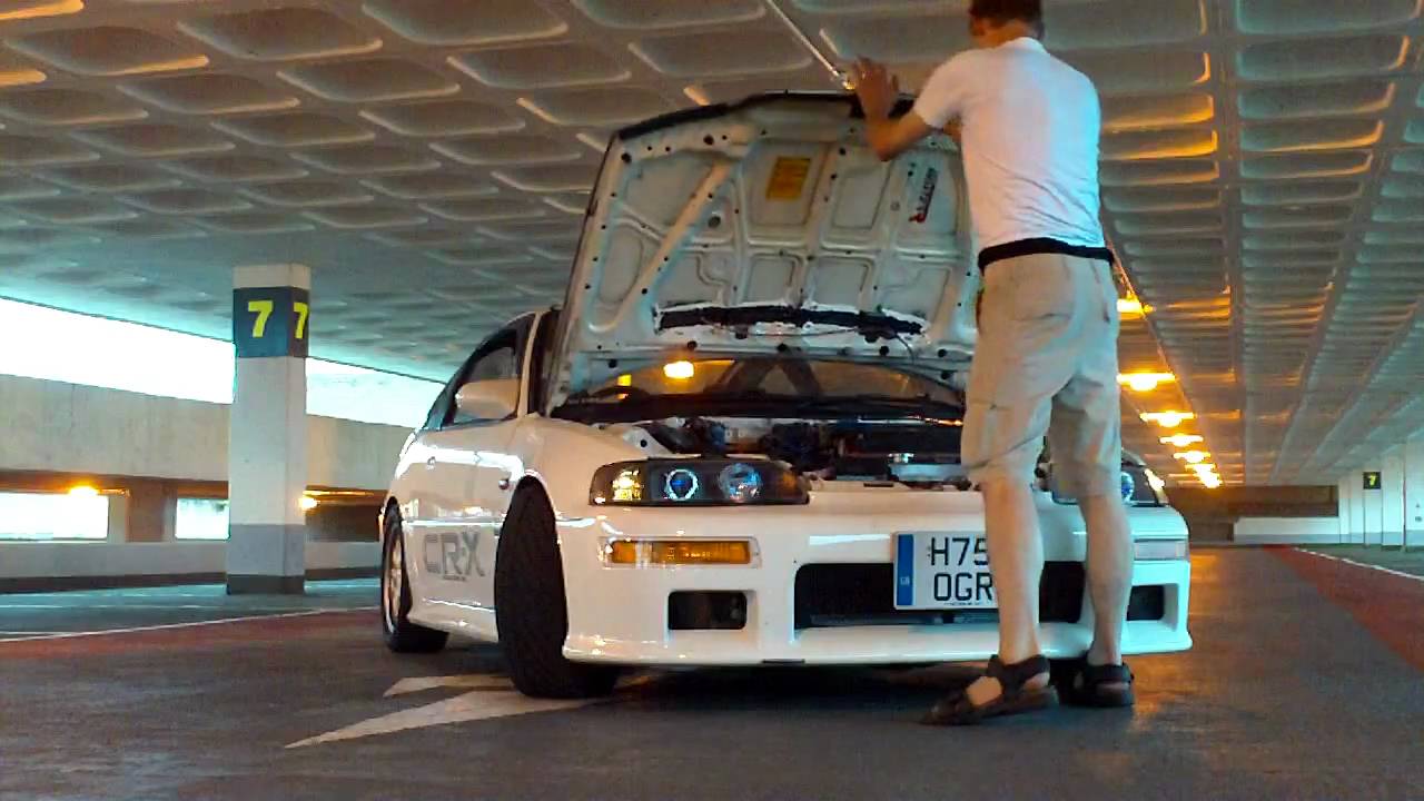 White Mugen B18 CRX with OBX ITBs