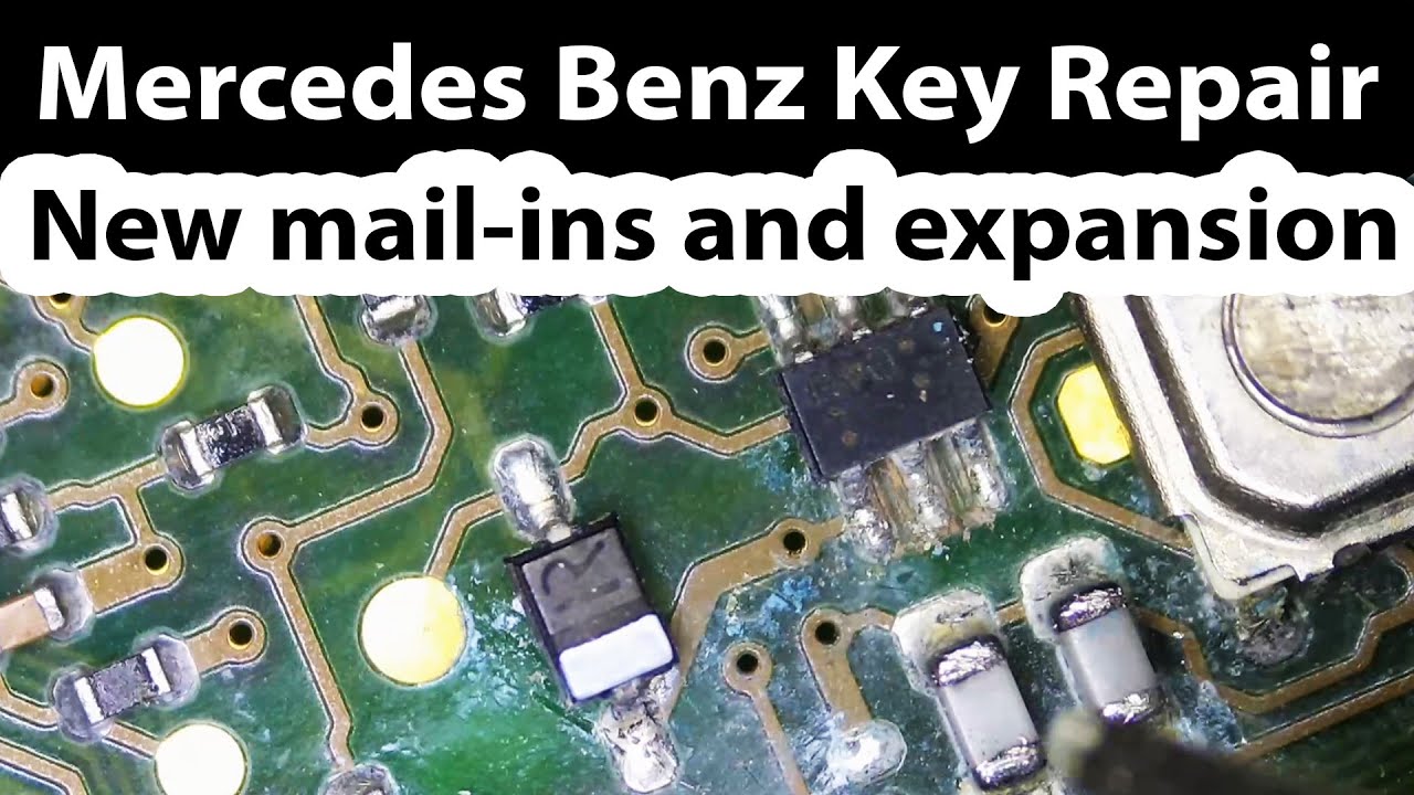 Circuit board repair for Mercedes Benz Key Fob - Tricky one
