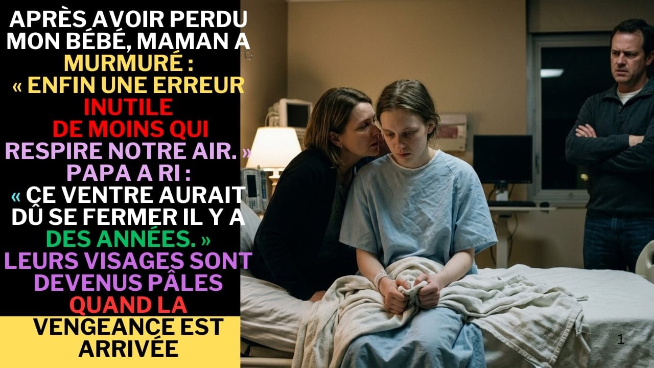 « Après la perte de mon bébé, le rire cruel de ma mère m’a achevée, et mon père a ri avec elle »