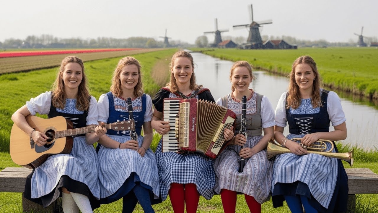 🎶 Traditionele Hollandse Volksmuziek voor Senioren 🌷Tijdloze, Warme Klanken voor de Gouden Generatie