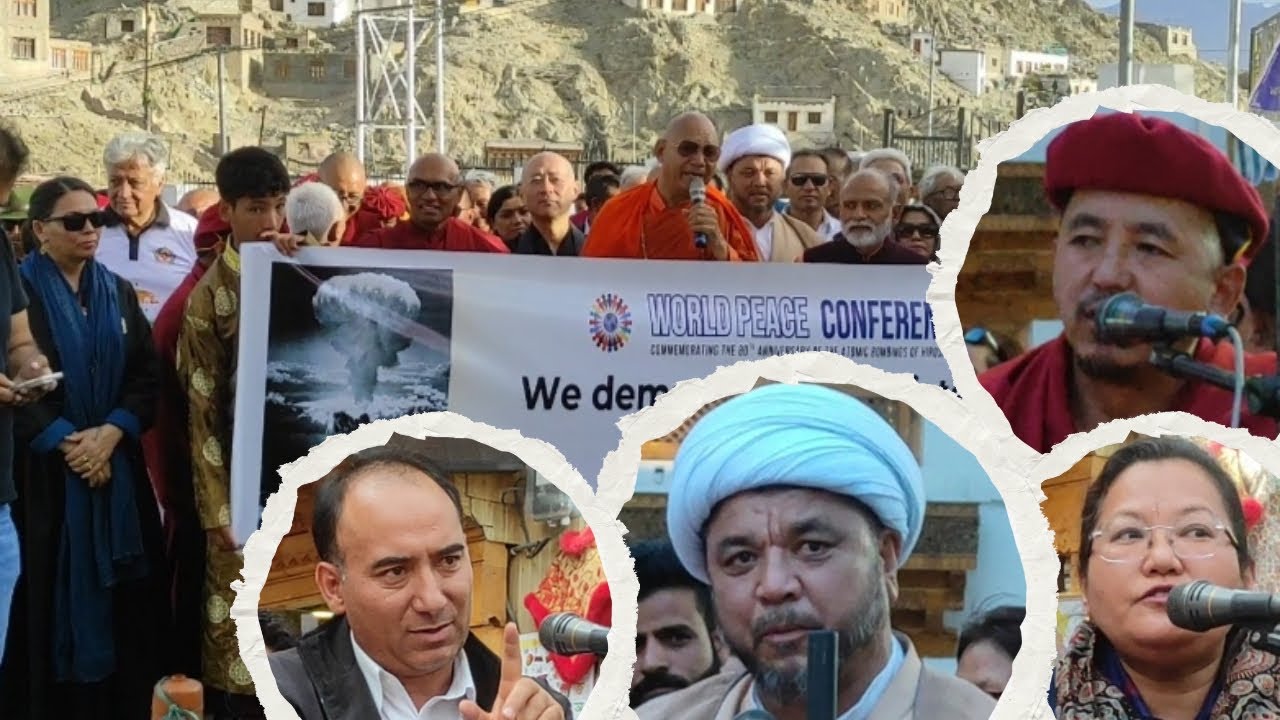 World Peace Conference organised by MIMC Leh at Main Market