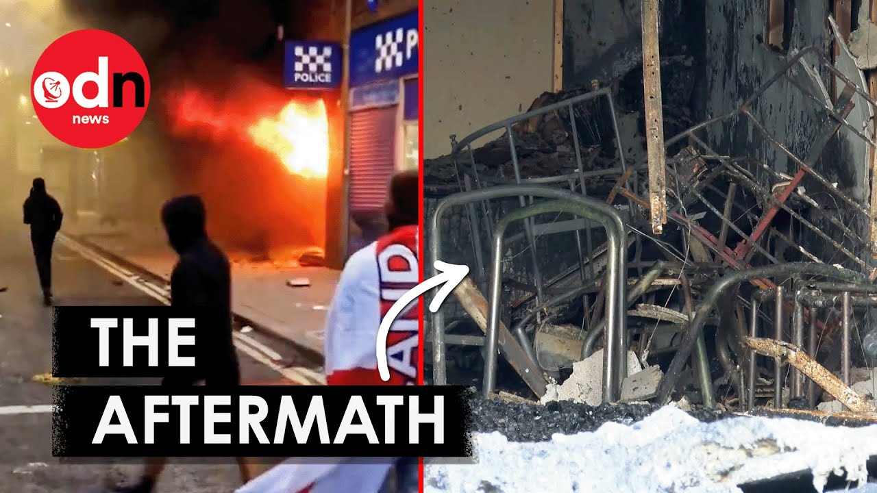 Shocking Footage Shows Aftermath of Violent Clashes in Sunderland
